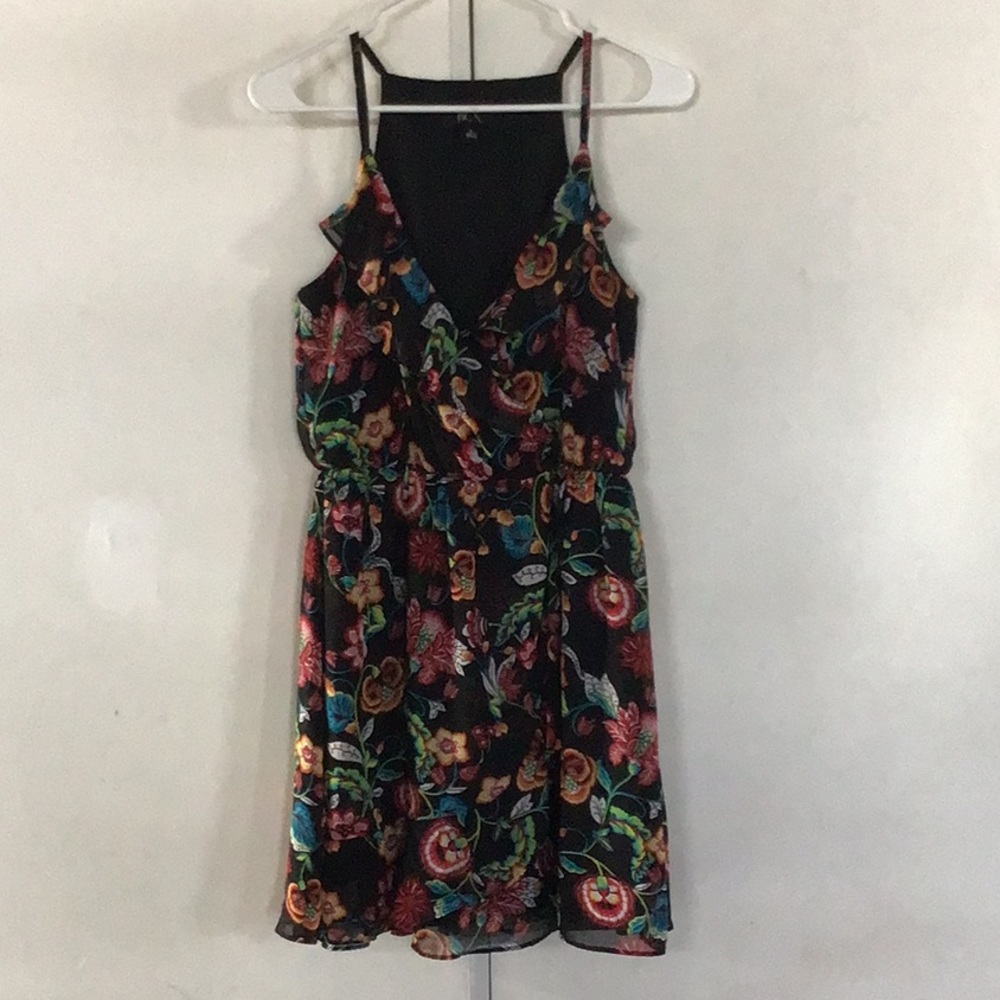 S Floral spaghetti strap dress